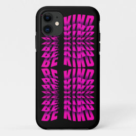 DE MODERNE TRENDY TEKST IS VRIENDELIJKE ROZE TYPOG Case-Mate iPhone CASE