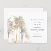 De moderne tropische bomen van de begroting sparen (Voorkant / Achterkant)