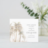 De moderne tropische bomen van de begroting sparen (Staand voorkant)