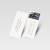 De moderne Typografie Afstuderen Naam Kaart Mini Visitekaartje