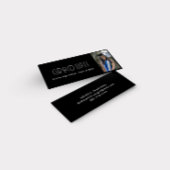 De moderne Typografie Afstuderen Naam Kaart Mini Visitekaartje