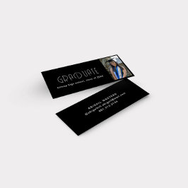 De moderne Typografie Afstuderen Naam Kaart Mini Visitekaartje