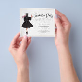 De Moderne Uitnodiging F van de Partij van de Grad Flyer (Hand)