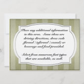 De moderne Uitnodiging van de Golf van het Ontwerp (Achterkant)