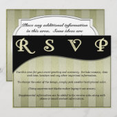 De moderne Uitnodiging van de Golf van het Ontwerp (Voorkant / Achterkant)