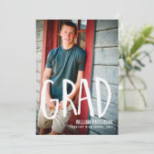 De moderne Uitnodiging van de Partij van de Gradua (Staand voorkant)