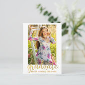 De moderne Uitnodiging van de Partij van de Gradua (Staand voorkant)