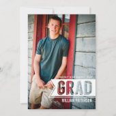 De moderne Uitnodiging van de Partij van de Gradua (Voorkant)