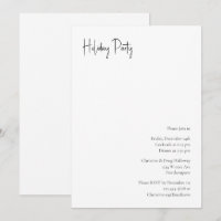 De moderne Uitnodiging van de Partij van de Vakant