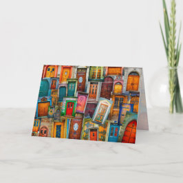 De moderne Unieke Vintage Fotografie van de Kunst Kaart