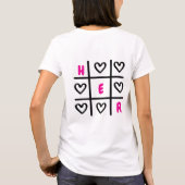 De moderne Valentijnsdag T-shirt (Achterkant)