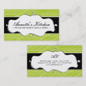 De moderne Visitekaartjes van de Chef-kok (Voorkant / Achterkant)