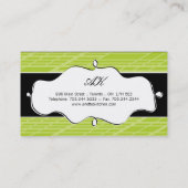 De moderne Visitekaartjes van de Chef-kok (Achterkant)