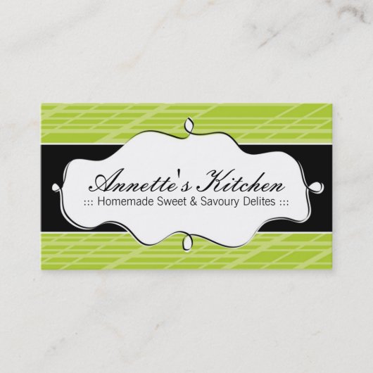 De moderne Visitekaartjes van de Chef-kok (Voorkant)