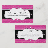 De moderne Visitekaartjes van de Chef-kok (Voorkant / Achterkant)