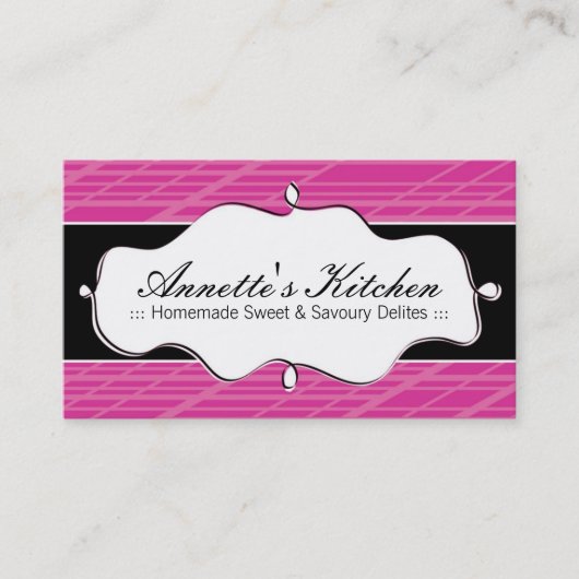 De moderne Visitekaartjes van de Chef-kok (Voorkant)