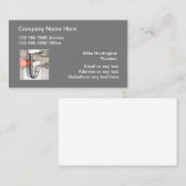 De moderne Visitekaartjes van de Loodgietersdienst (Voorkant / Achterkant)