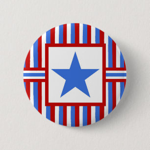 De moderne Volks Amerikaanse Patriottische Button