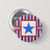 De moderne Volks Amerikaanse Patriottische Button (Voorkant /achterkant)