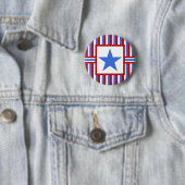 De moderne Volks Amerikaanse Patriottische Button (In situ)