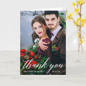 De moderne Vouwen van de Foto W van het Huwelijk Kaart (Gele Bloem)