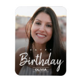 De moderne vriendenlijstgroet vervangt fotopost magneet (Verticaal)