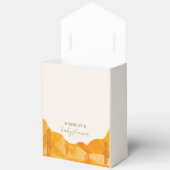 De moderne Waterverf Boho Desert Cactus Baby showe Bedankdoosjes (Open)