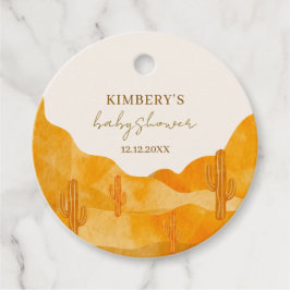De moderne Waterverf Boho Desert Cactus Baby showe Bedankjes Labels
