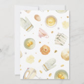 De moderne Waterverf Cutie Pie is het bakken van B Kaart (Achterkant)