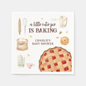 De moderne Waterverf Cutie Pie is het bakken van B Servet (Voorkant)