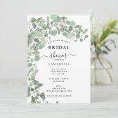 De moderne Waterverf Eucalyptus verlaat het Vrijge Kaart (Staand voorkant)