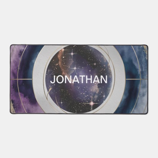 De moderne Waterverf kosmos Bureaumat (Voorkant)