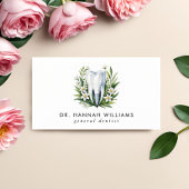 De moderne Waterverf QR Code van de tandarts Visitekaartje