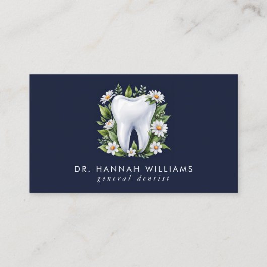 De moderne Waterverf QR Code van de tandarts Visitekaartje (Voorkant)