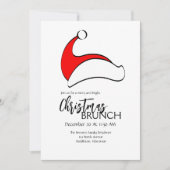 De moderne Waterverf Rode Vrachtwagen Groene Kerst Kaart (Voorkant)