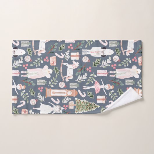 De moderne waterverf van de Nutkraker Bad Handdoek (Handdoek)