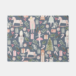 De moderne waterverf van de Nutkraker Deurmat