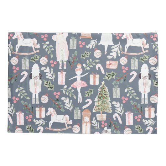 De moderne waterverf van de Nutkraker Kussensloop (Achterkant-Links)