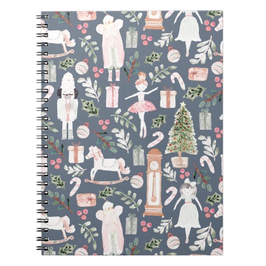 De moderne waterverf van de Nutkraker Notitieboek (Voorkant)