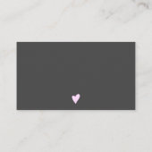 De moderne waterverf van het manuscriptborstelform visitekaartje (Achterkant)