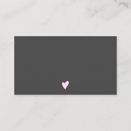 De moderne waterverf van het manuscriptborstelform visitekaartje (Achterkant)