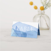 De moderne Waterverf vormt de Kaart van de Huwelij Plaatskaartje (Voorkant)