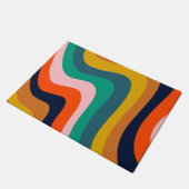 De moderne wervelachtergrond herstellen deurmat (Schuin)