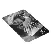 De moderne Witte Foto van de Typografie van het Ma Magneet (Rechterzijde)