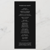 De moderne zwarte dubbelzijdige zwarte dun programmakaart (Achterkant)