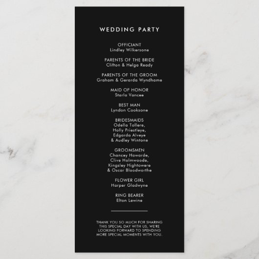 De moderne zwarte dubbelzijdige zwarte dun programmakaart (Achterkant)