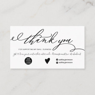 De moderne zwarte orde van het borstelmanuscript b visitekaartje