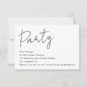 De moderne zwarte Witte Berichten van de Douane va Kaart (Voorkant)