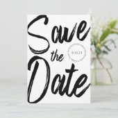 De moderne Zwarte Witte Foto van het Manuscript sp Kaart (Staand voorkant)