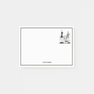 De Modieuze Dames van het vintage Art deco bij het Post-it® Notes